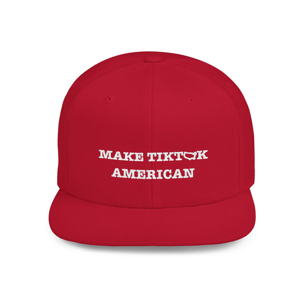 "Make TikTok American" Snapback Hat