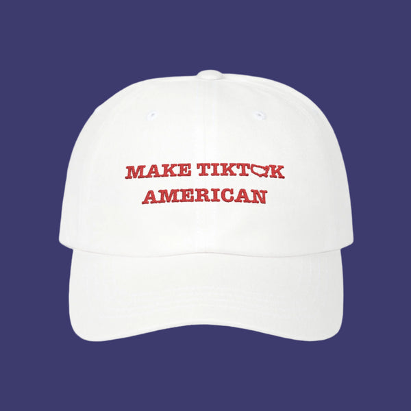 "Make TikTok American" Classic Adjustable Dad Cap